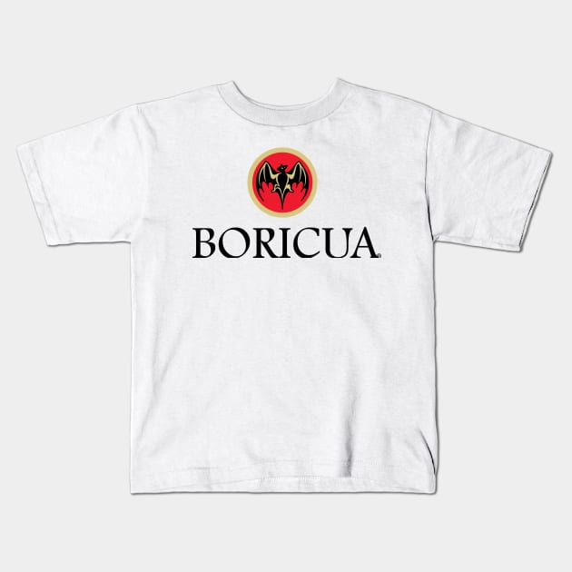 Boricua Bat Kids T-Shirt by TheBlindTag